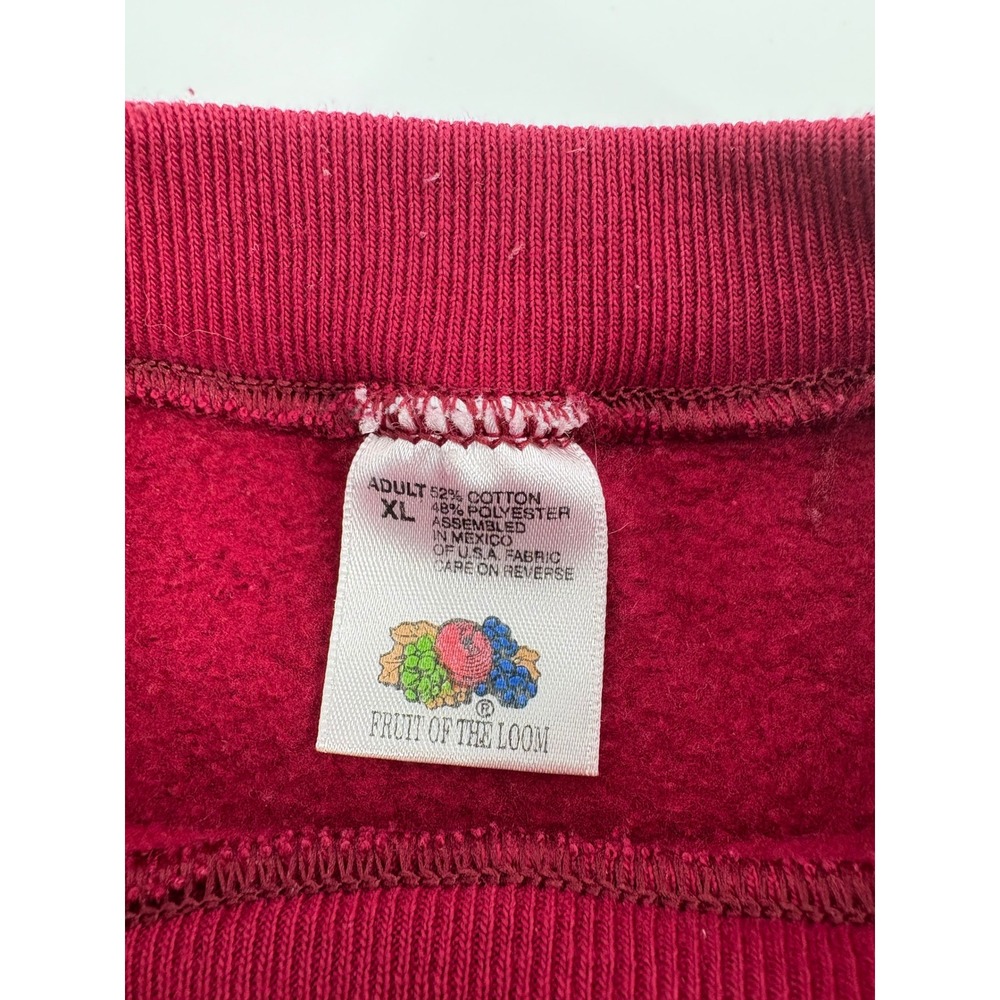 Vintage‎ 90s Fruit of the Loom Bahamas Nassau Embroidered Sweatshirt XL - Picture 4 of 8